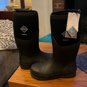 Muck Boot Company.  Chore St. Steel Toe Black Boots